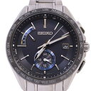 【中古】SEIKO セイコー ブライツ フライトエキスパート ワールドタイム ソーラー電波 メンズ 腕時計 チタン SAGA235 / 8B63-0AB0【いおき質店】