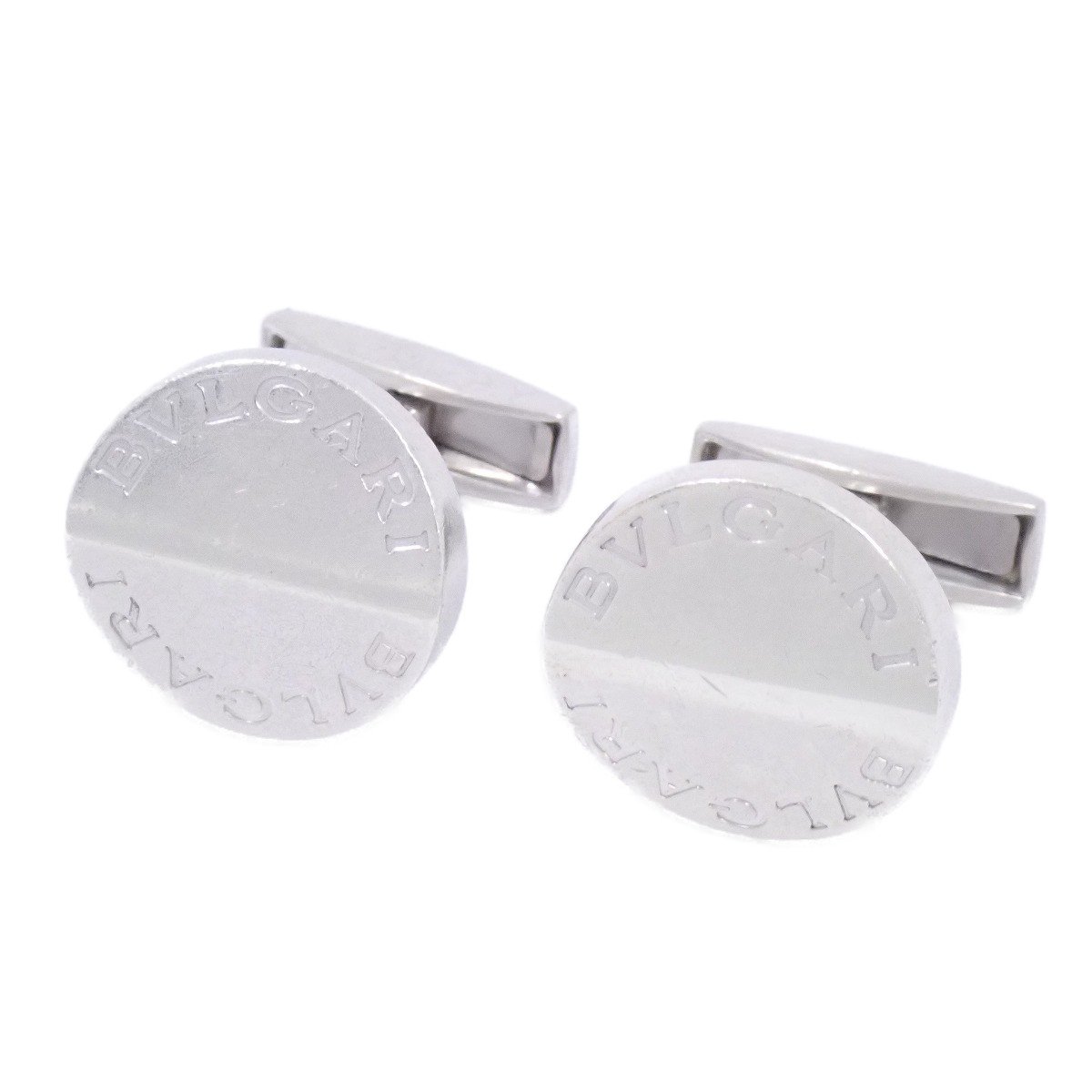 其它 - 【中古】BVLGARI ブルガリ ラウンド カフス カフリンクス シルバー925【いおき質店】