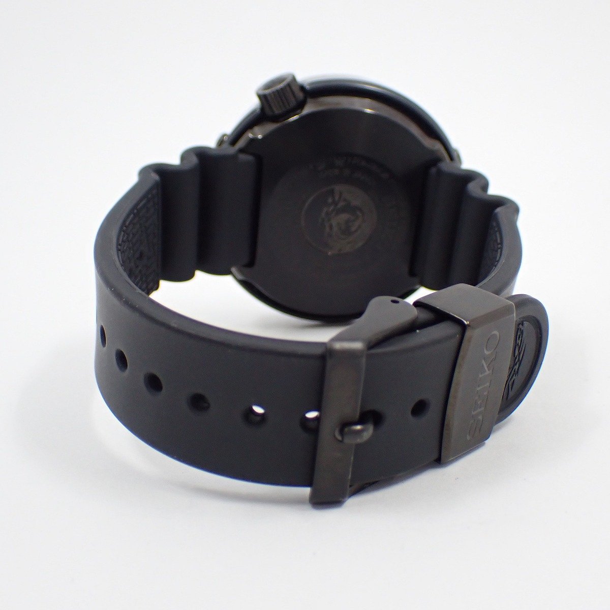 【中古】SEIKO セイコー プロスペックス マリーンマスター クォーツ メンズ 腕時計 デイデイト 黒文字盤 SBBN025 / 7C46-0AH0【いおき質店】