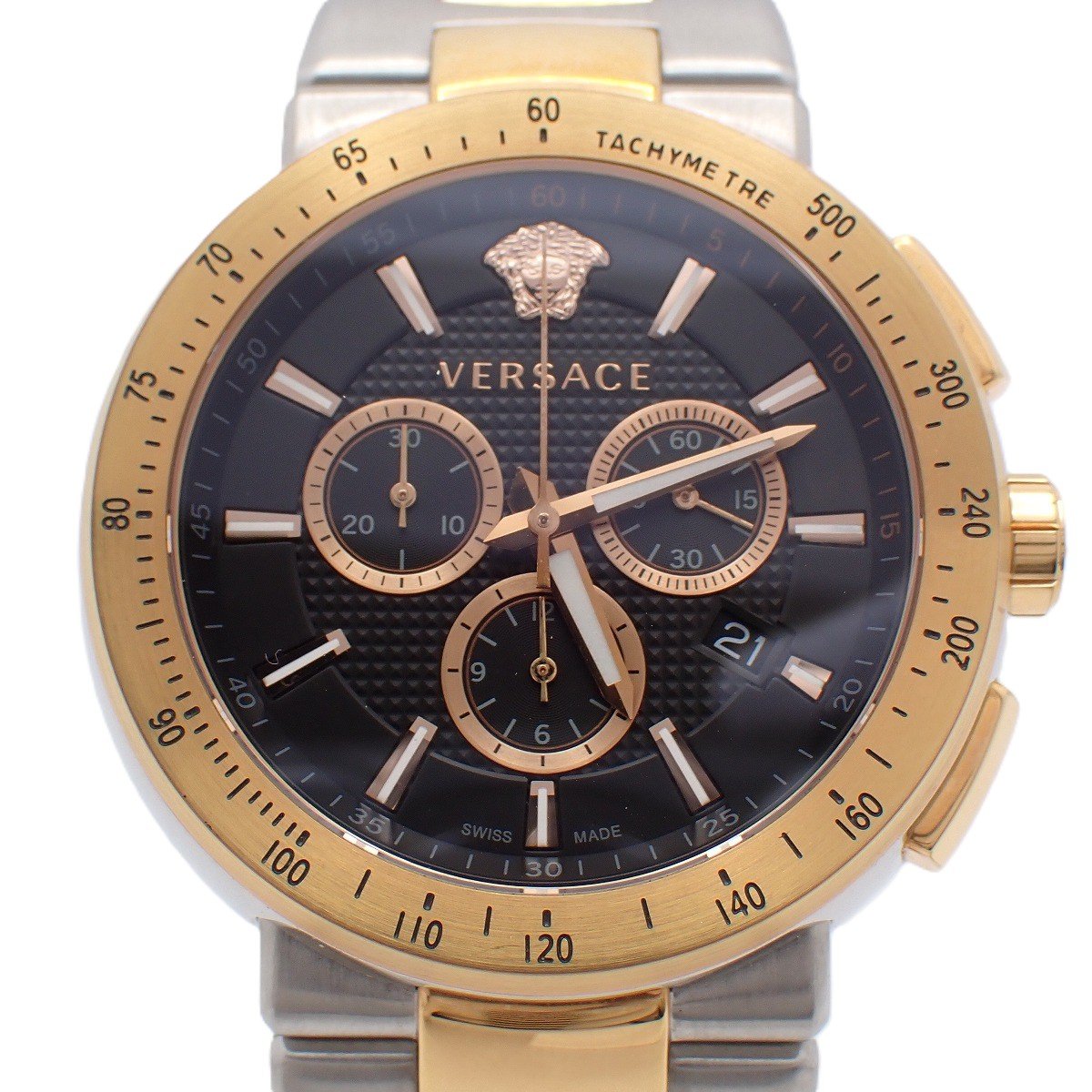 楽天市場】versace vfg（文字盤の種類クロノグラフ）（腕時計）の通販