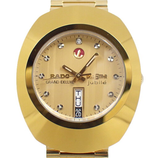 【中古】ラドー ダイヤスター ジュビリー グランドデラックス 限定モデル 自動巻き メンズ 腕時計 1Pダイヤ入り文字盤 648.0413.3【いおき質店】 【中古】ラドー ダイヤスター ジュビリー グランドデラックス 限定モデル 自動巻き メンズ 腕時計 1Pダイヤ入り文字盤 648.0413.3【いおき質店】