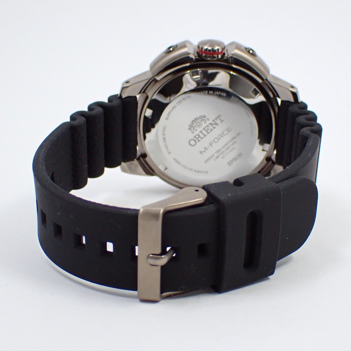 【中古】【美品】オリエント M-FORCE エムフォース 70周年限定 200Mダイバー 自動巻き メンズ 腕時計 純正ベルト RN-AC0L05G【いおき質店】