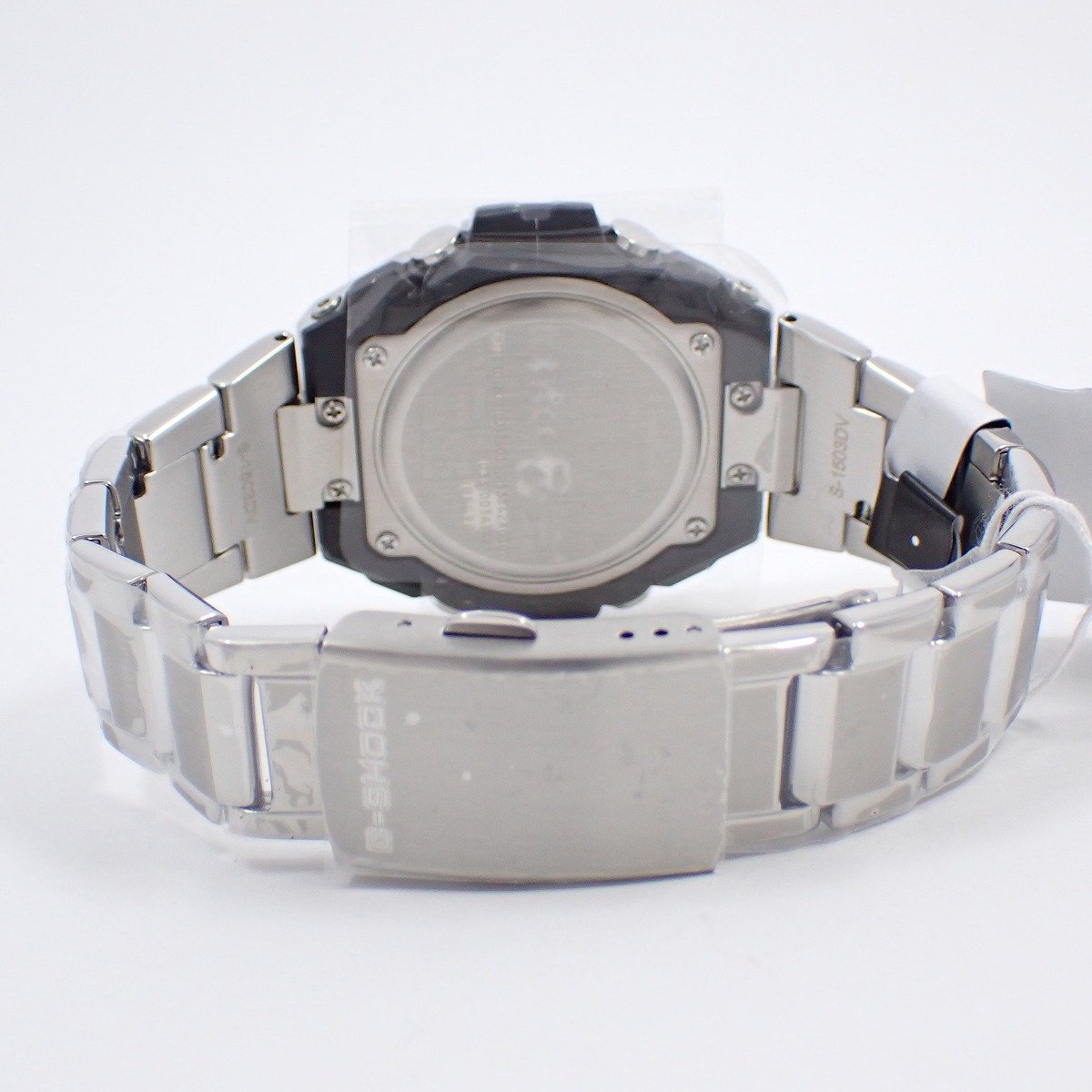 【中古】【未使用品】カシオ G-SHOCK Gスチール Bluetooth タフソーラー アナデジ メンズ 腕時計 純正メタルバンド GST-B500D-1A1JF【いおき質店】