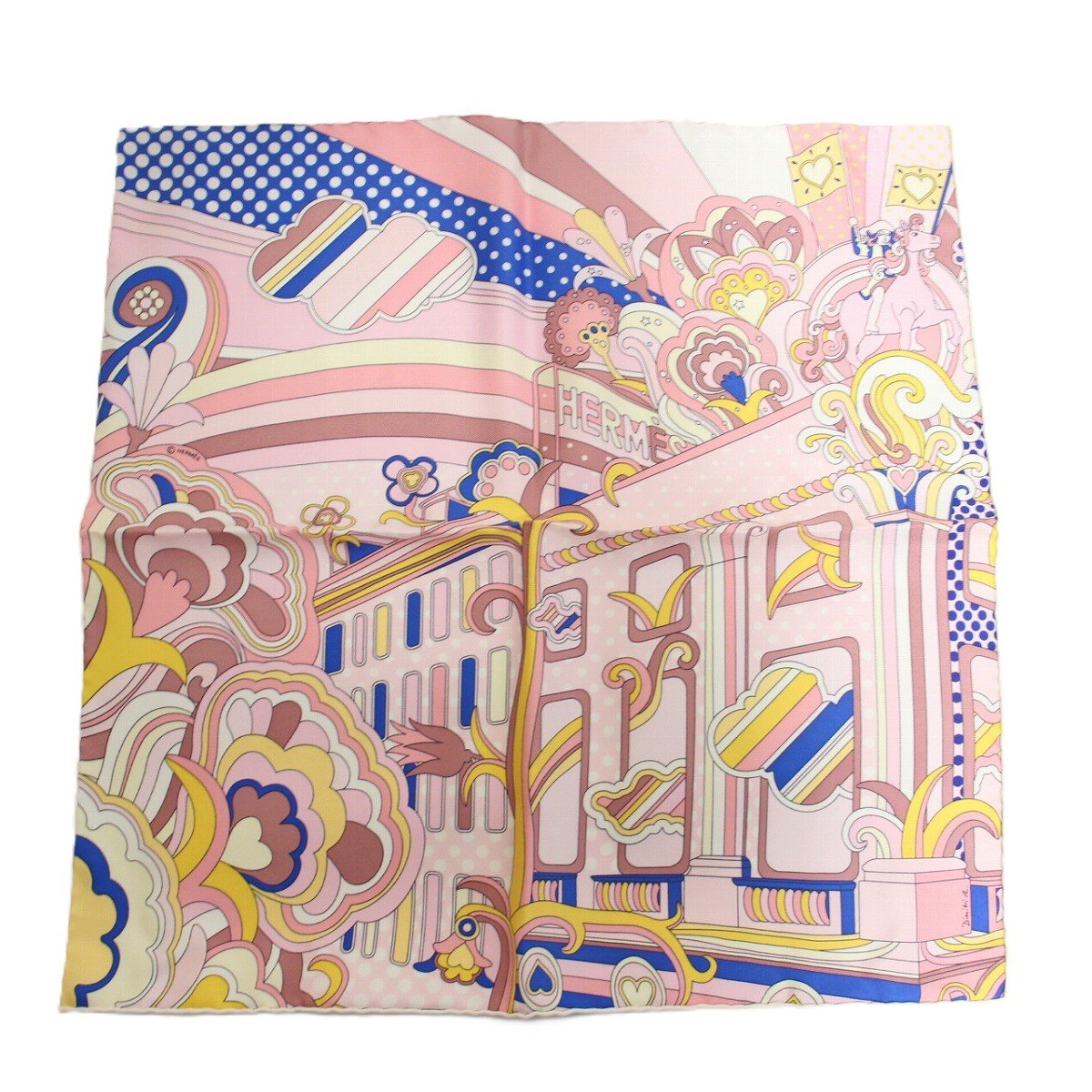 【中古】HERMES エルメス カレ 45 ガヴ