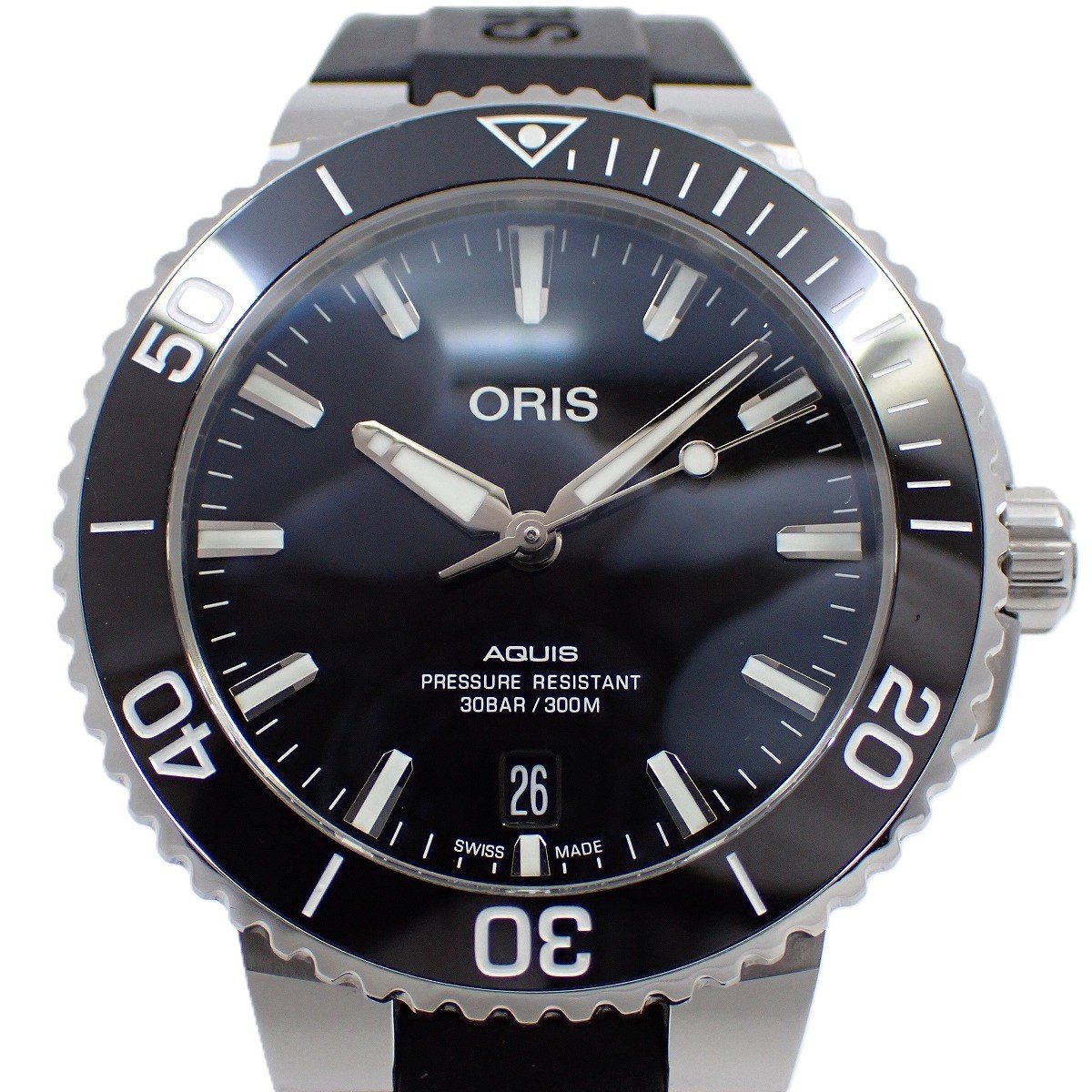 楽天市場】オリス oris アクイス デイト 300m防水 メンズ 733の通販 楽天市場】オリス oris アクイス デイト 300m防水 メンズ 733の通販