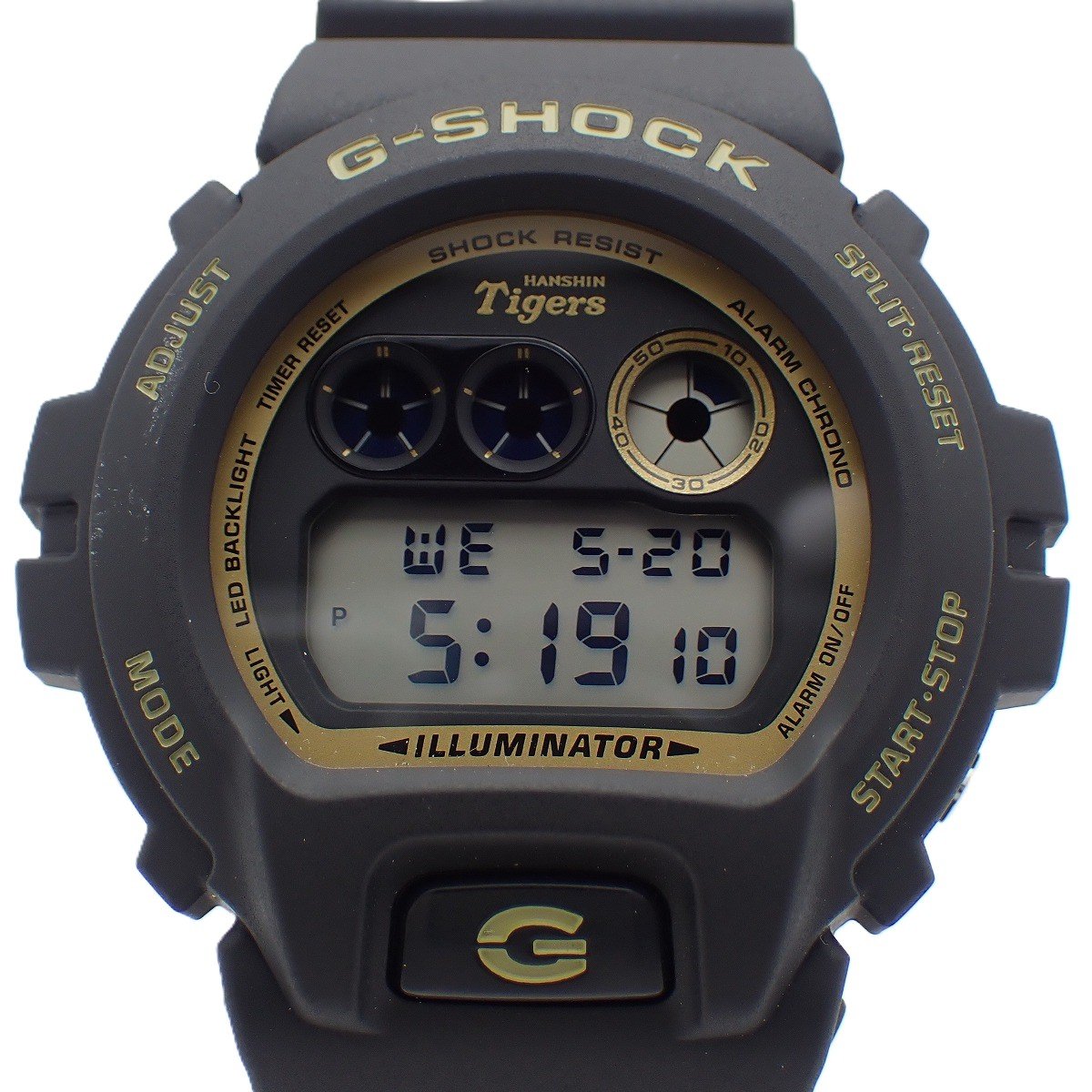 【中古】【美品】カシオ G-SHOCK 阪神タイガース 90周年記念モデル クォーツ メンズ 腕時計 DW-6900HT25-1JR【いおき質店】