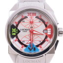【中古】LOCMAN ロックマン クレイジーホース クロノグラフ クォーツ ボーイズ 腕時計 シェル文字盤 純正SSベルト R.161【いおき質店】