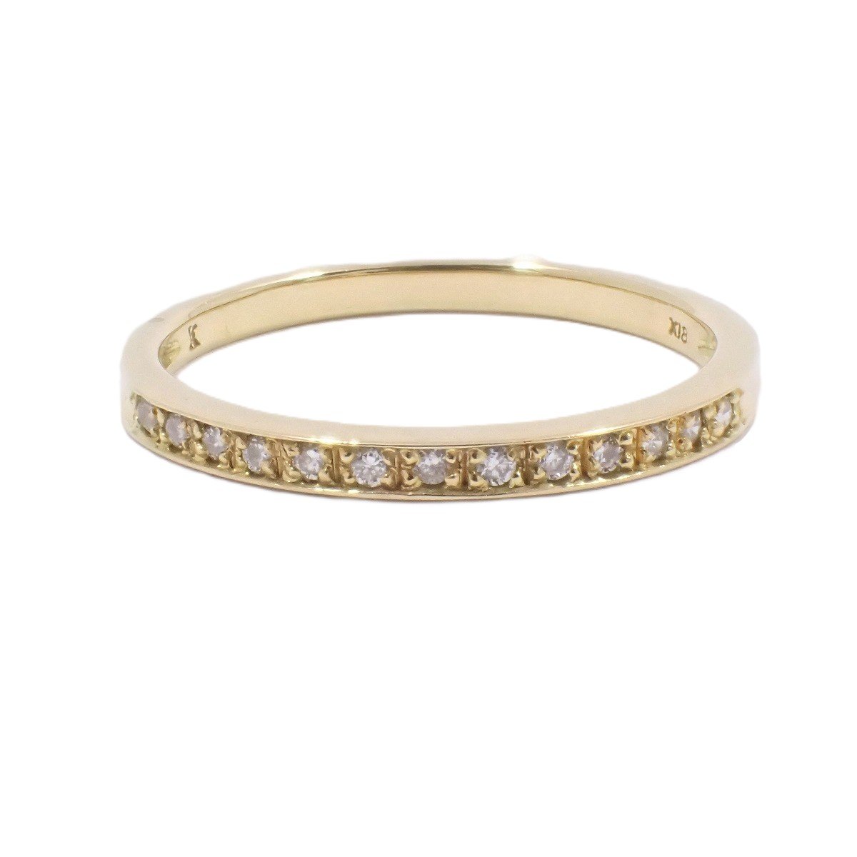 最終価格！ヴァンドームアオヤマ１０KイエローG レインボー　ハーフエタニティ９号 最終価格！ヴァンドームアオヤマ10KイエローG レインボー ハーフ