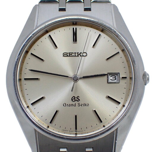 【中古】SEIKO グランドセイコー GS クォーツ メンズ 腕時計 シルバー文字盤 純正SSベルト SBGS003 / 9587-8000【いおき質店】 【中古】SEIKO グランドセイコー GS クォーツ メンズ 腕時計 シルバー文字盤 純正SSベルト SBGS003 / 9587-8000【いおき質店】