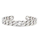 【中古】GUCCI グッチ インターロッキングG 喜平 レディース カフ バングル シルバー925【いおき質店】