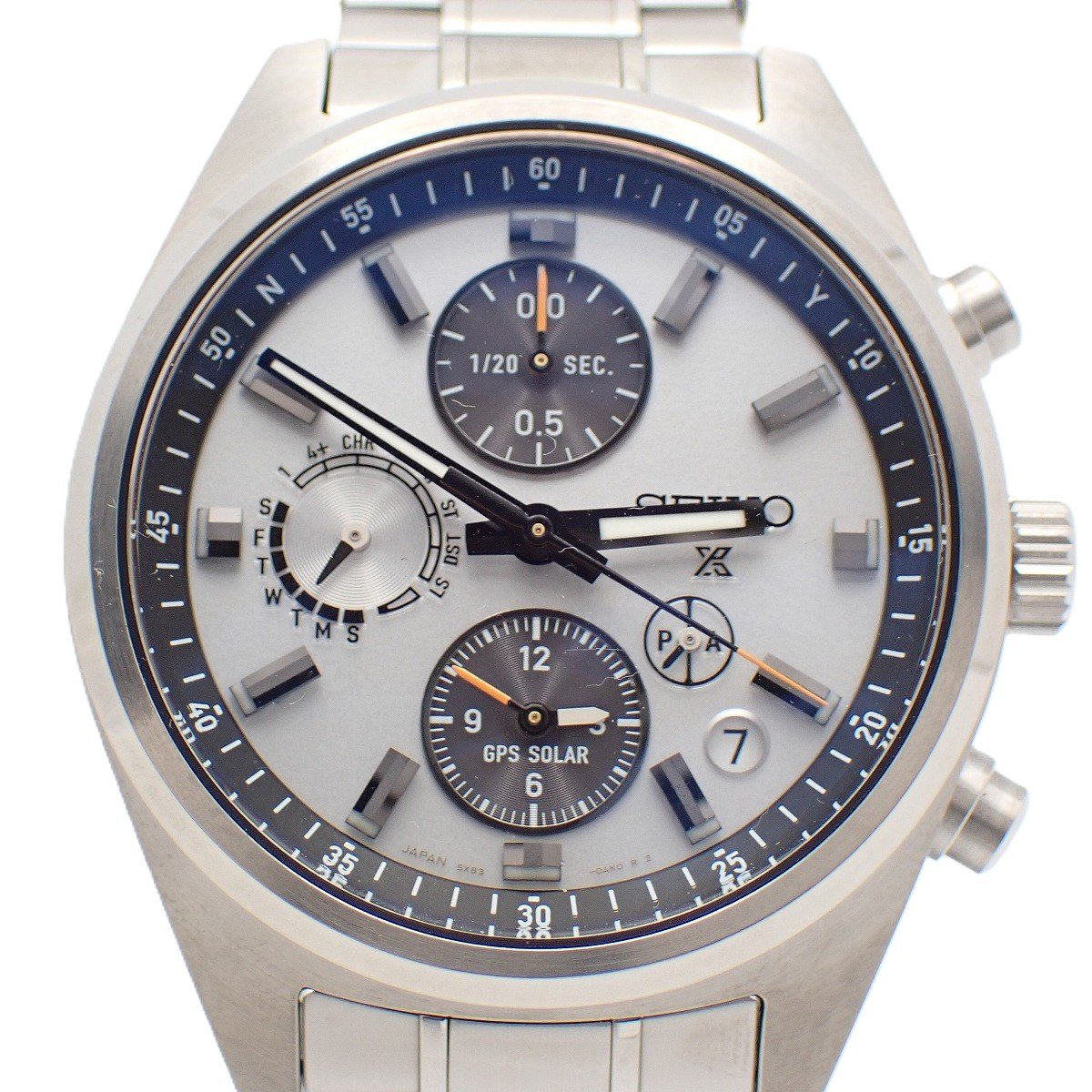 Rakuten - 【中古】【未使用品】SEIKO セイコー プロスペックス GPS衛星電波 ソーラー クロノグラフ メンズ 腕時計 SBED009 / 5X83-0AH0-1【いおき質店】