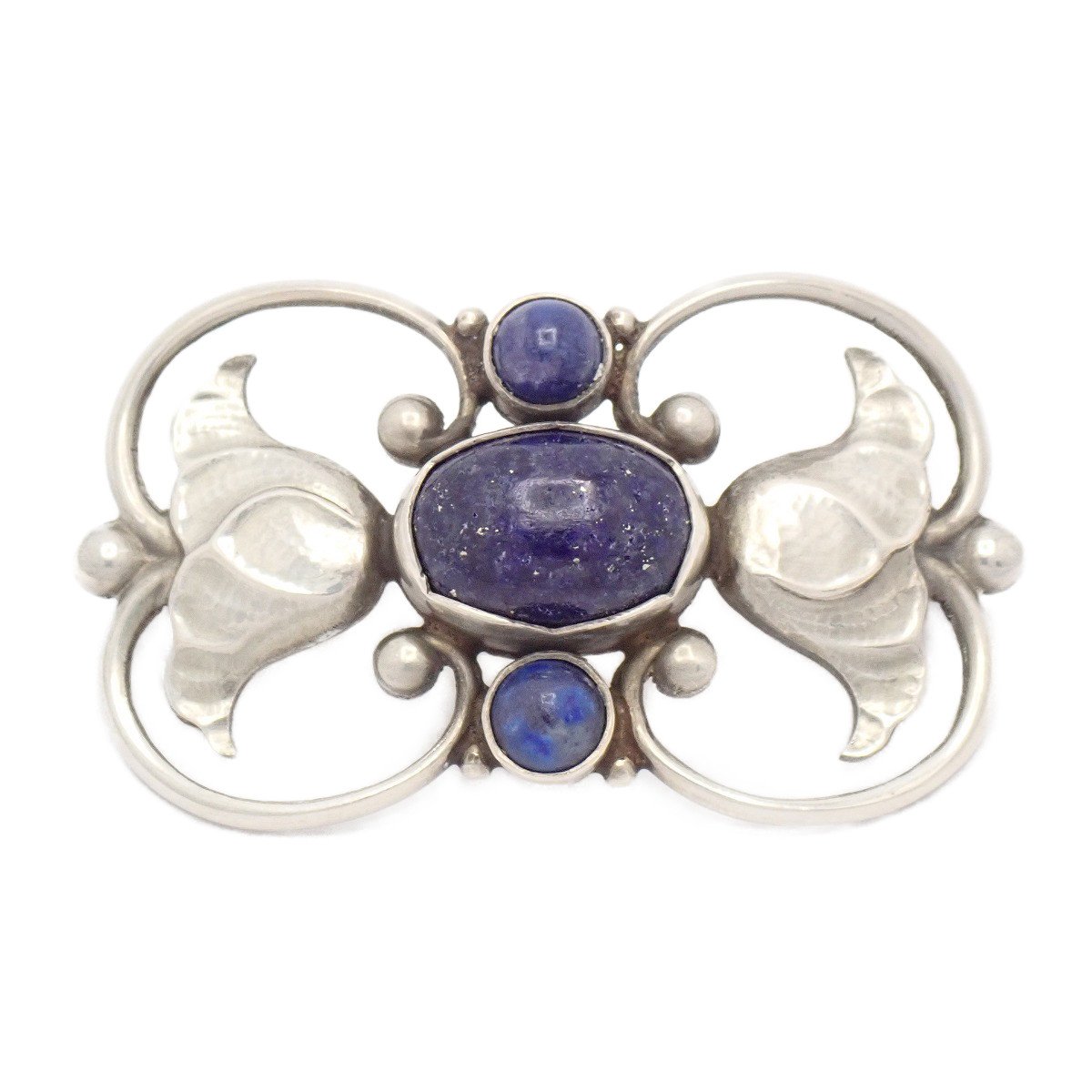 Rakuten - 【中古】GEORG JENSEN ジョージジェンセン 236A ブローチ シルバー925/ラピスラズリ【いおき質店】