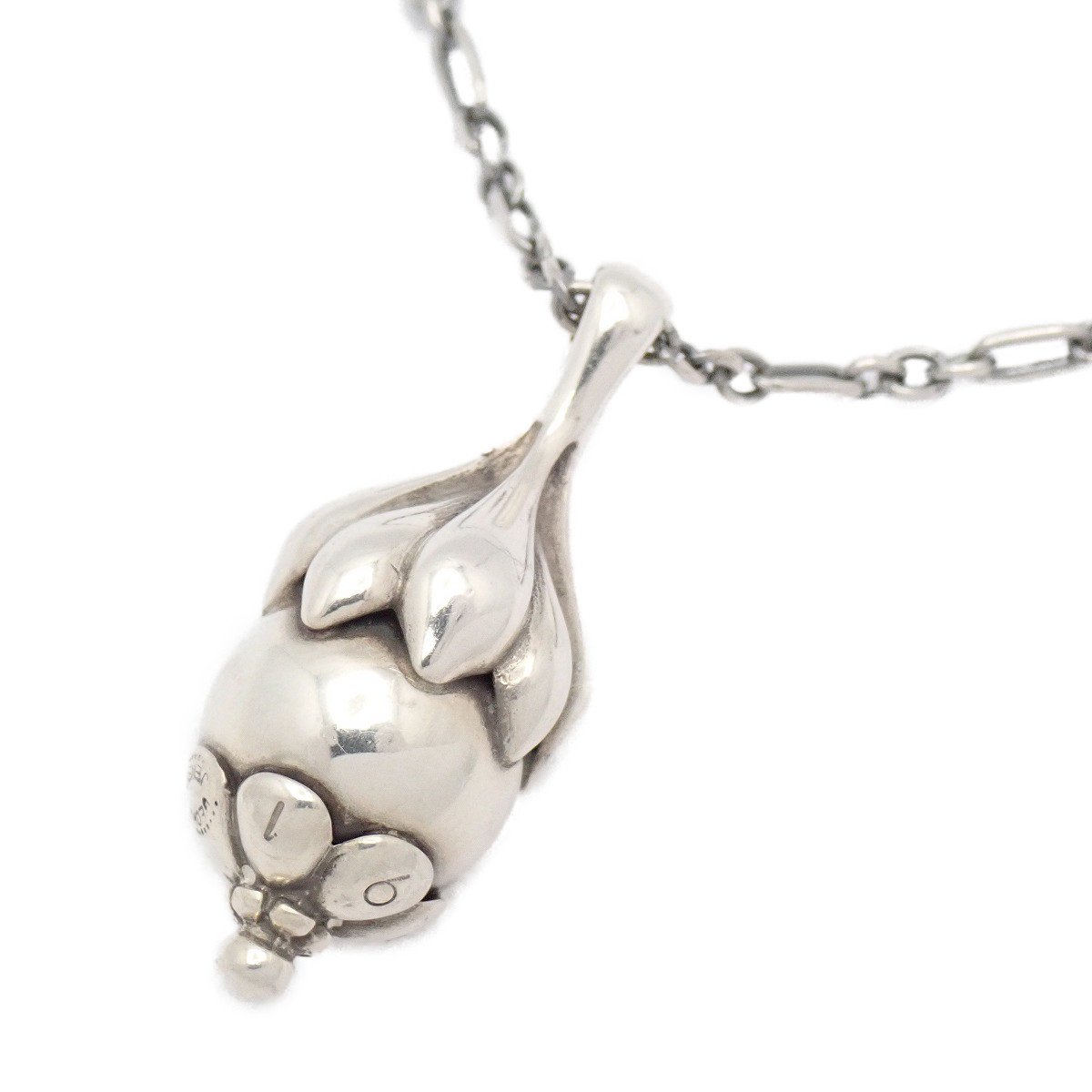 【中古】GEORG JENSEN ジョージジェンセン 1991 ヘリテージコレクション イヤーペンダント ネックレス シルバー925【いおき質店】