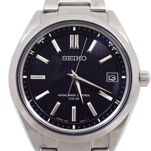 【中古】SEIKO セイコー ブライツ ソーラー電波 メンズ 腕時計 チタン 黒文字盤 SAGZ083 / 7B24-0BH0【いおき質店】 【中古】SEIKO セイコー ブライツ ソーラー電波 メンズ 腕時計 チタン 黒文字盤 SAGZ083 / 7B24-0BH0【いおき質店】