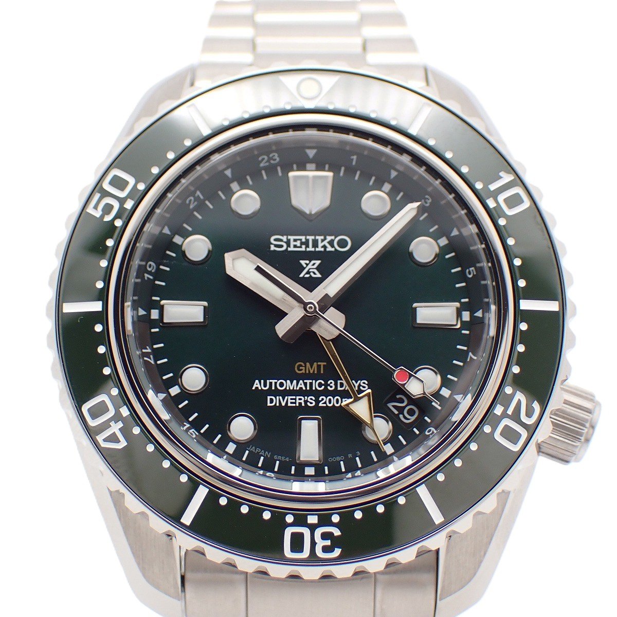 【中古】【美品】SEIKO セイコー プロスペックス メカニカルダイバーズ 1968 ヘリテージGMT 自動巻き 腕時計 SBEJ009 / 6R54-00D0【いおき質店】