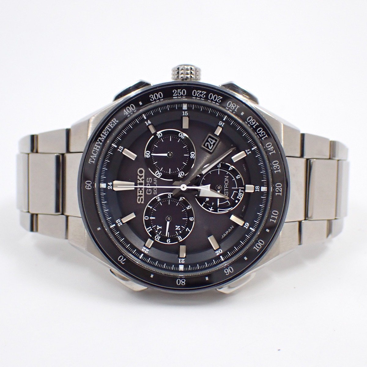 【中古】SEIKO セイコー アストロン エグゼクティブライン GPS衛星電波ソーラー 腕時計 チタン 黒文字盤 SBXB129 / 8X82-0AR0-1【いおき質店】