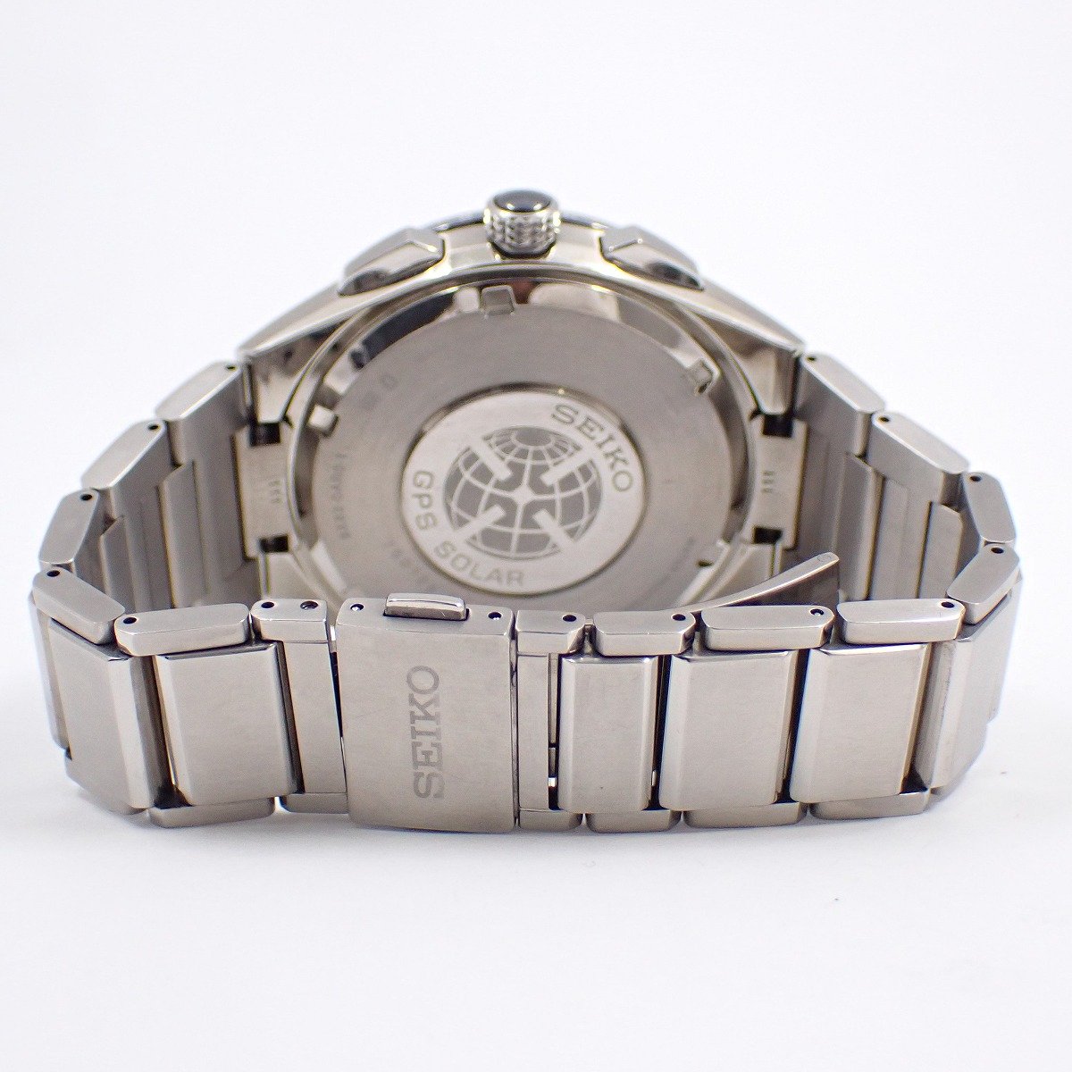 【中古】SEIKO セイコー アストロン エグゼクティブライン GPS衛星電波ソーラー 腕時計 チタン 黒文字盤 SBXB129 / 8X82-0AR0-1【いおき質店】