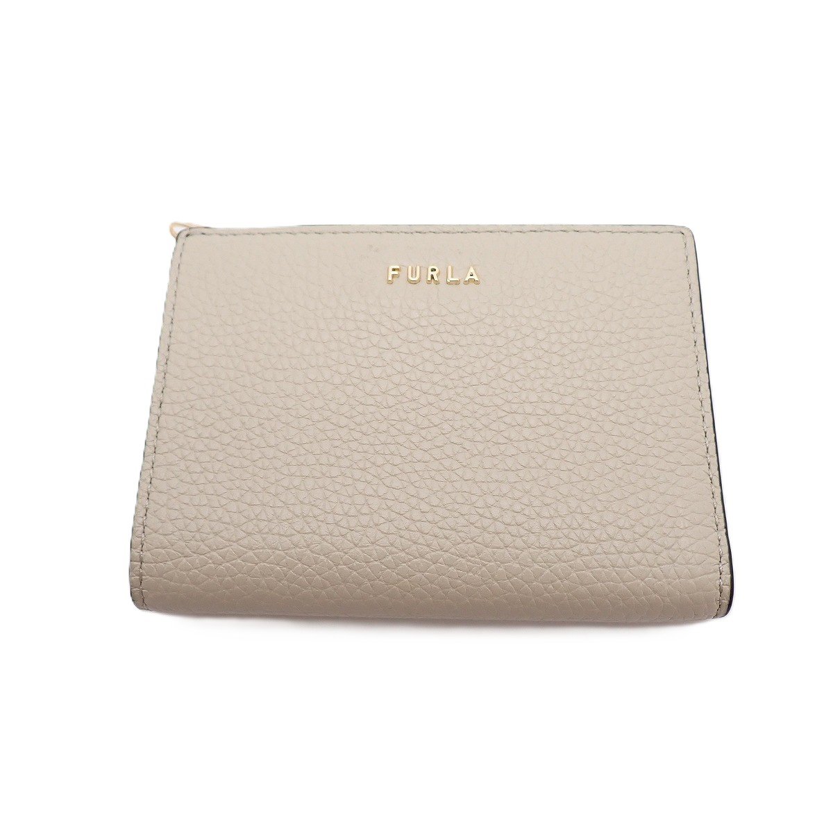 Rakuten - 【中古】FURLA フルラ 二つ折り財布 CLASSIC S BI FOLD ホワイト系【いおき質店】