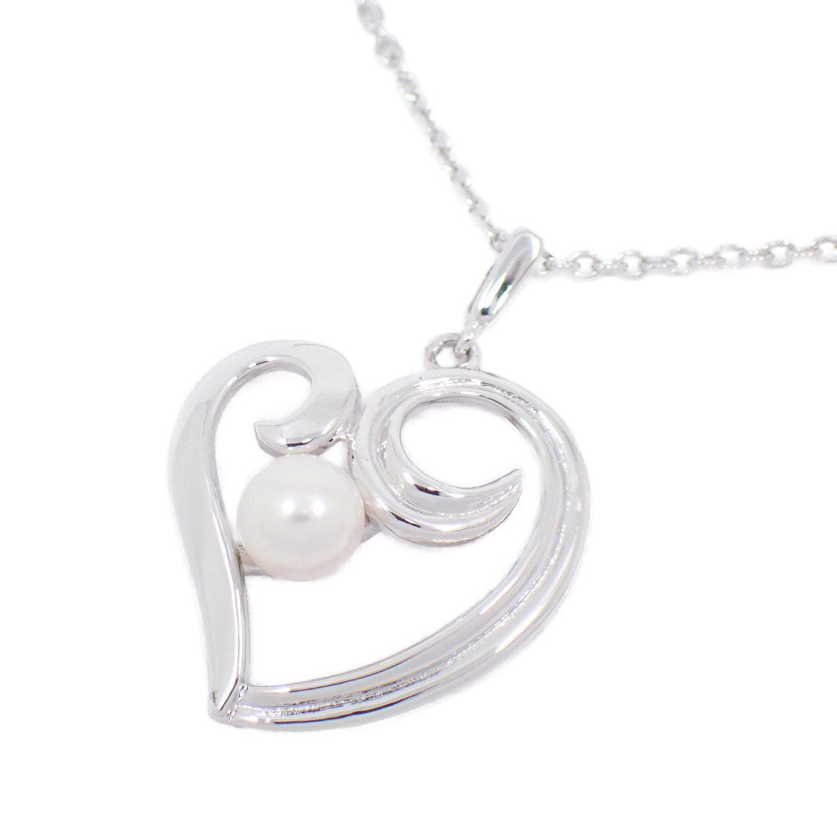 美品 ミキモト パール ネックレス ハート ロゴ刻印 約7.1mm 約5.3g 楽天市場】ミキモト【MIKIMOTO】K18YG ハートモチーフ パール