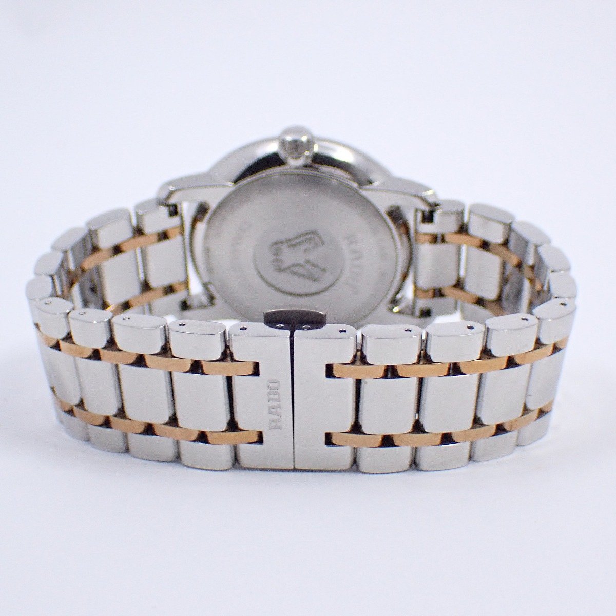 【中古】ラド― DIAMASTER ダイヤマスター クォーツ メンズ 腕時計 コンビ 黒文字盤 純正ベルト 219.0078.3【いおき質店】