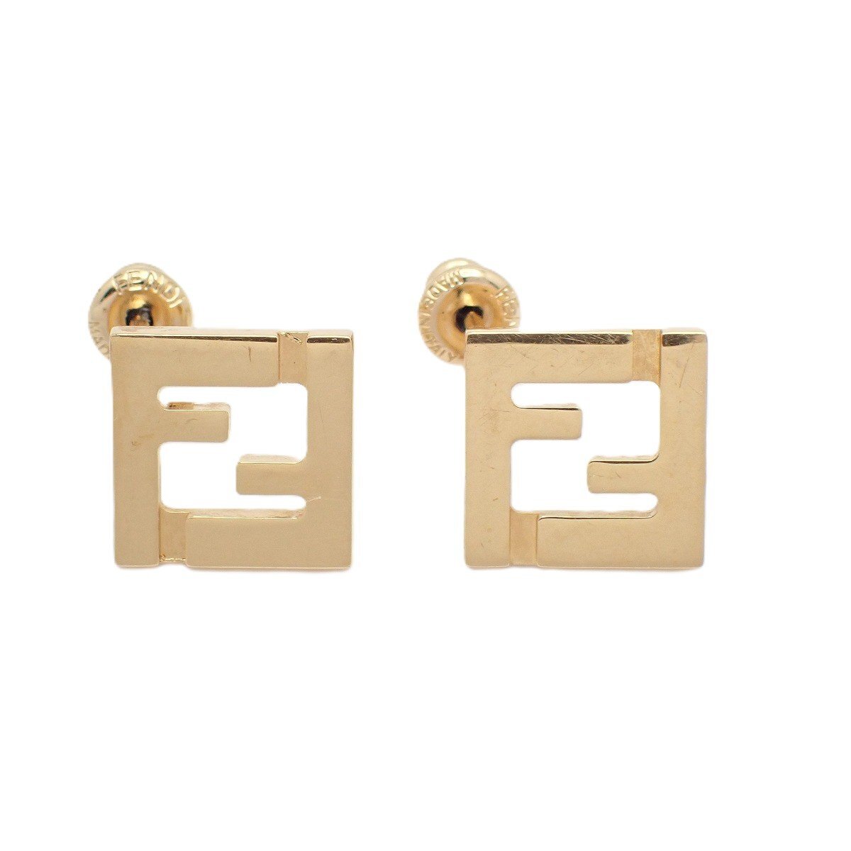 乐天商城 - 【中古】FENDI フェンディ フォーエバーフェンディ ピアス ゴールド色金具【いおき質店】