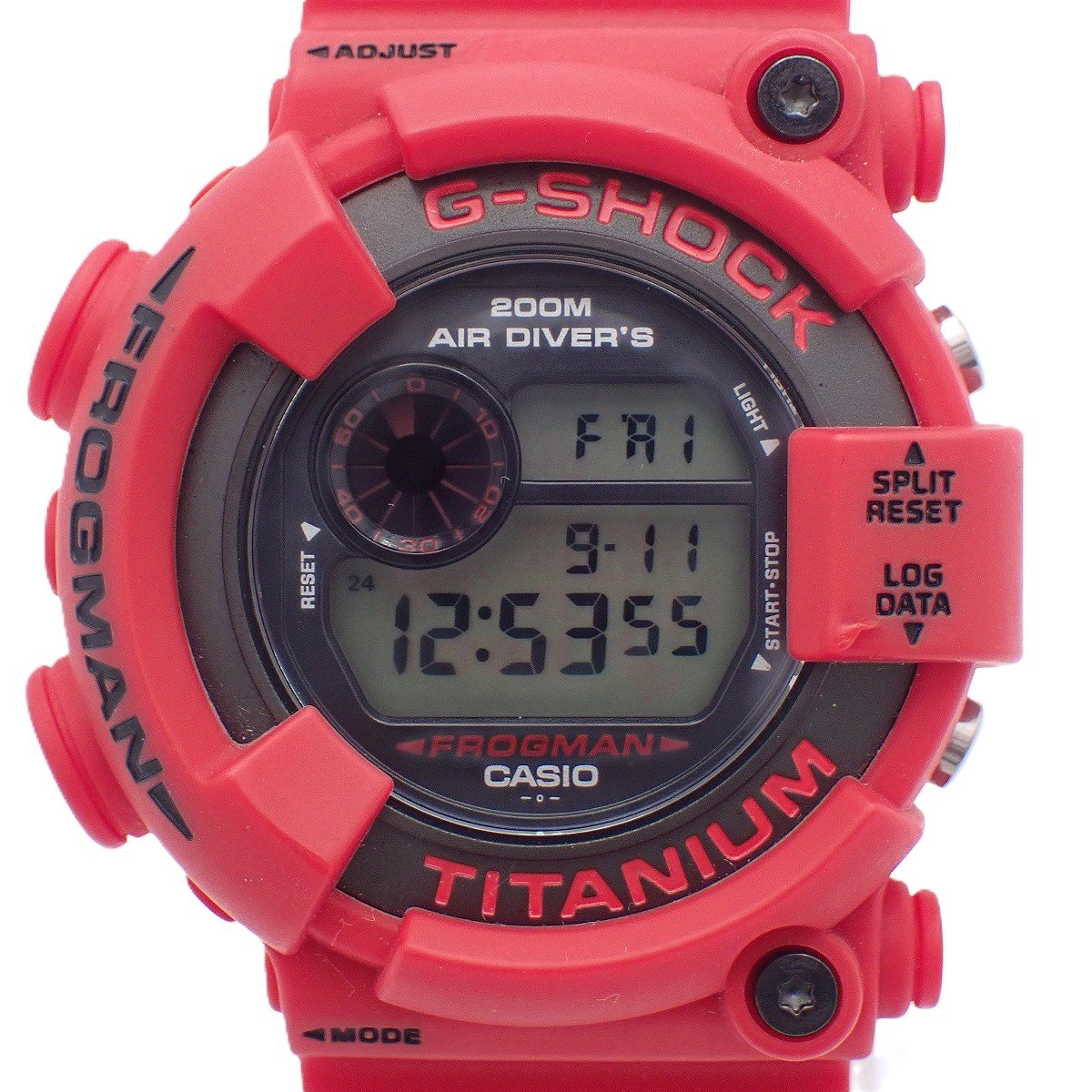 中古】カシオ G-SHOCK フロッグマン 2000年 赤蛙 クォーツ メンズ