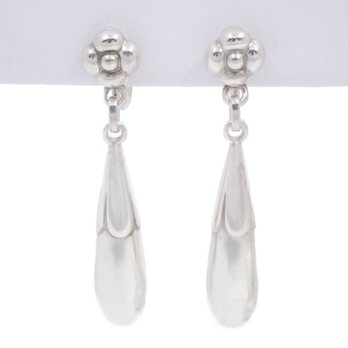 【中古】GEORG JENSEN ジョージジェンセン 6 フラワーモチーフ イヤリング シルバー925【いおき質店】(4)