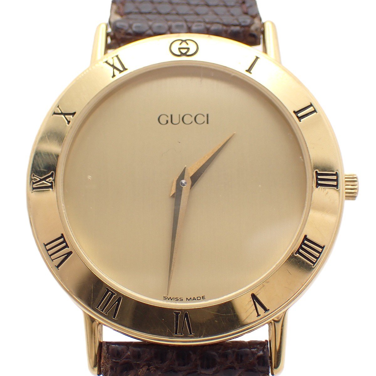【中古】グッチ 3000.2.M ラウンド型 �