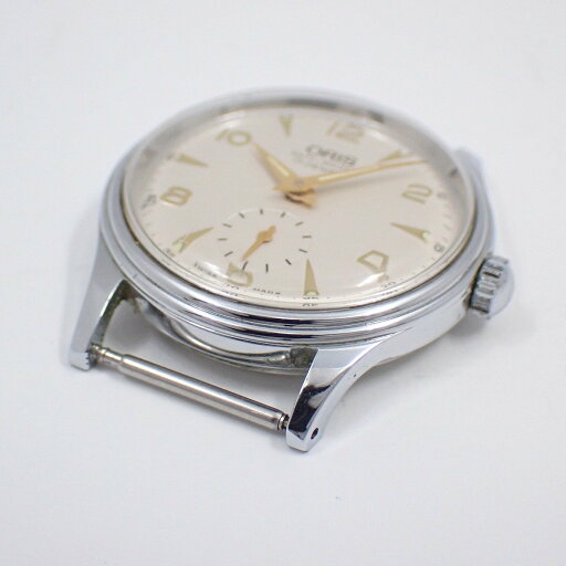 【中古】オリス ボーイズ 手巻き 腕時計 スモールセコンド シルバー文字盤 7312 本体のみ【いおき質店】