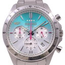 【中古】【美品】セイコー E5系はやぶさ10周年記念ウォッチ クロノグラフ クォーツ メンズ 腕時計 ボックス付き SZSJ008 / 8T63-00R0【いおき質店】(2)