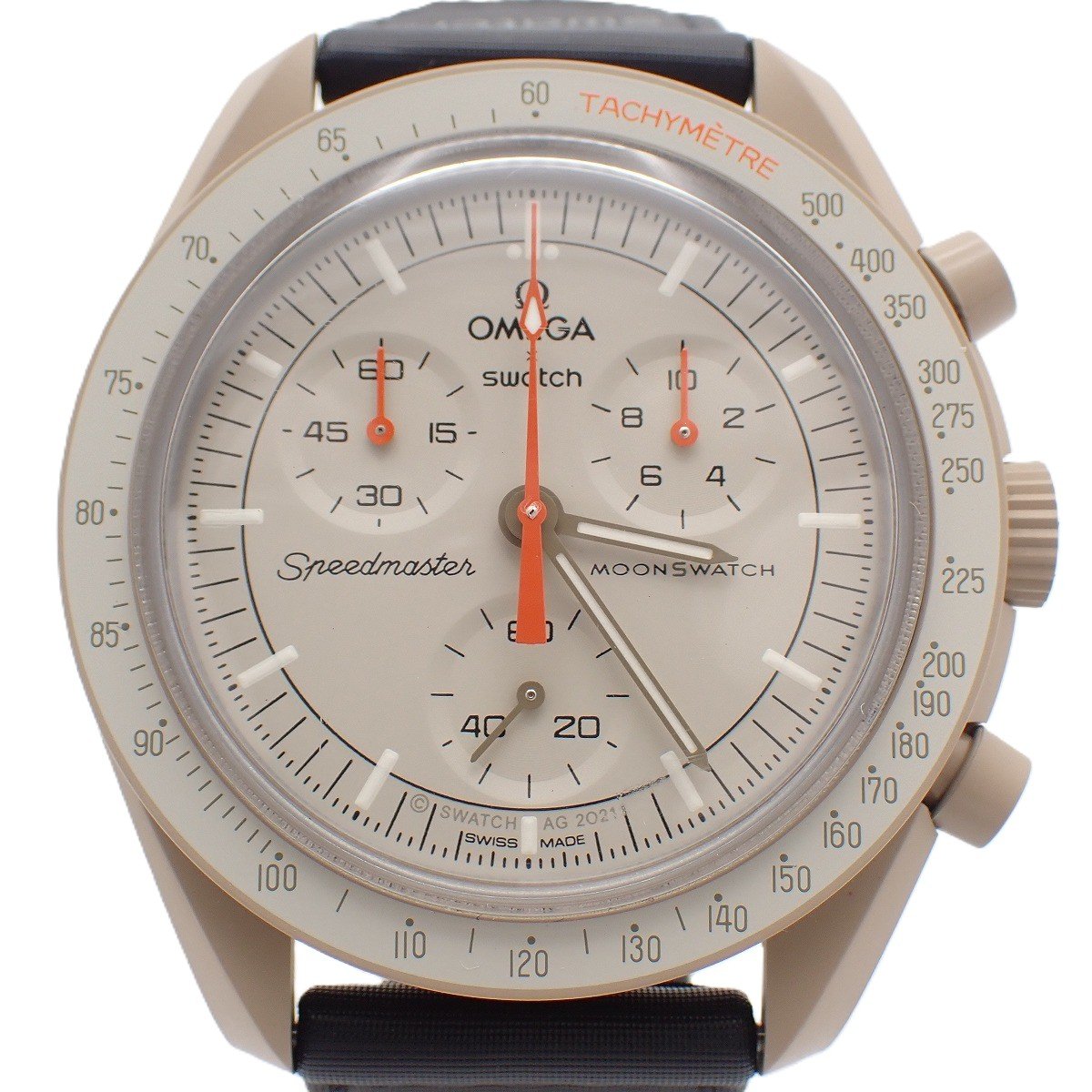 【中古】スウォッチ OMEGA × Swatch ミ�
