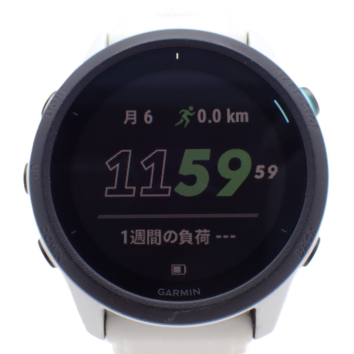 【中古】GARMIN ガーミン ForeAthlete 745 GPS ランニングスマートウォッチ ボーイズ 腕時計 ホワイトストーン 純正シリコンベルト【いおき質店】