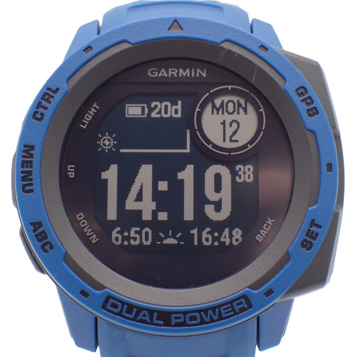 楽天市場】garmin instinct dual power tidal blueの通販