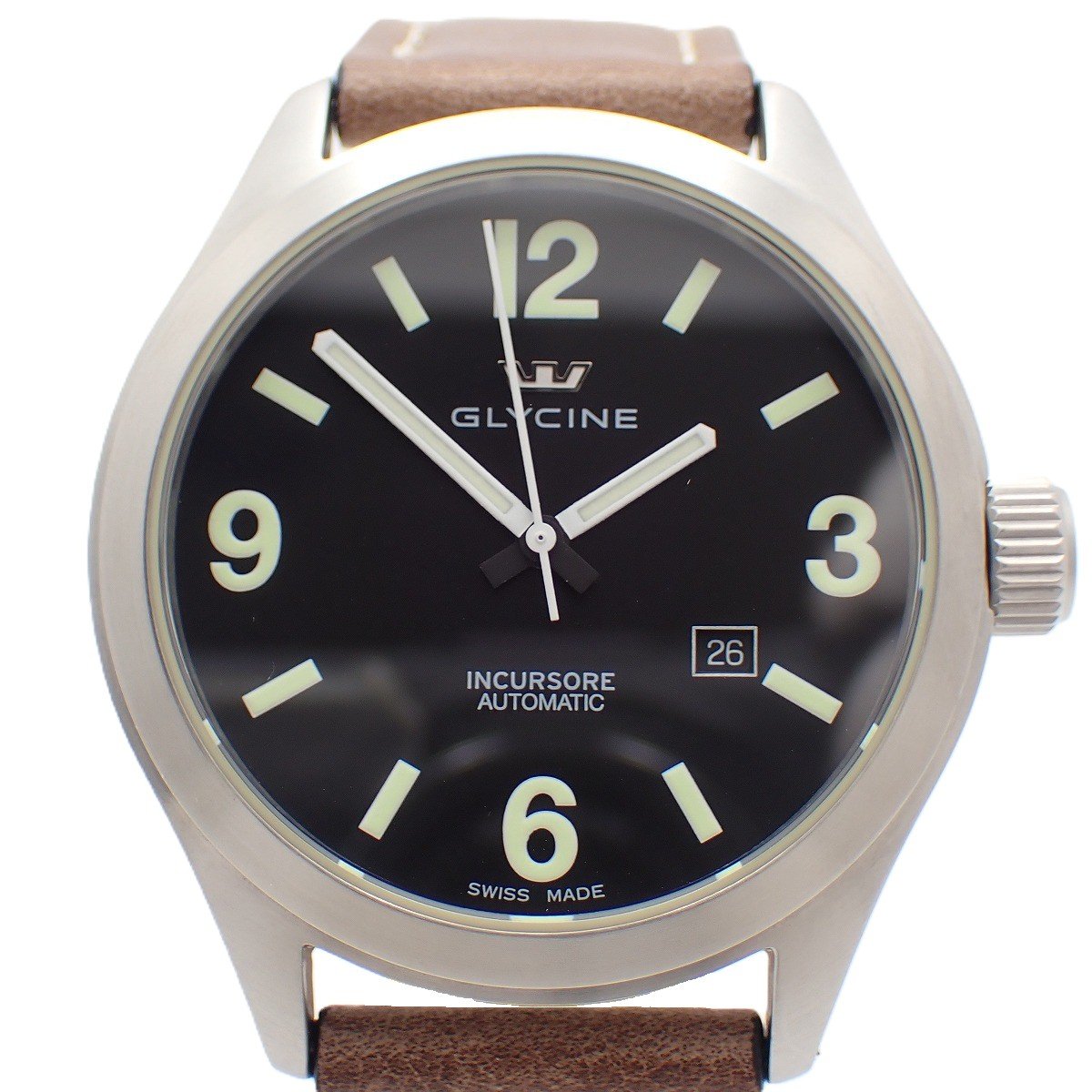 中古】GLYCINE グリシン インクルソーレ44 自動巻き メンズ 腕時計