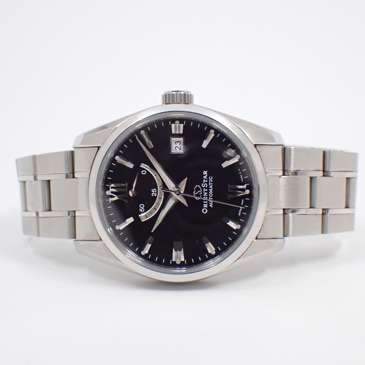 【中古】オリエントスター コンテンポラリーコレクション スタンダード 自動巻き メンズ 腕時計 黒文字盤 RK-AU0004B【いおき質店】