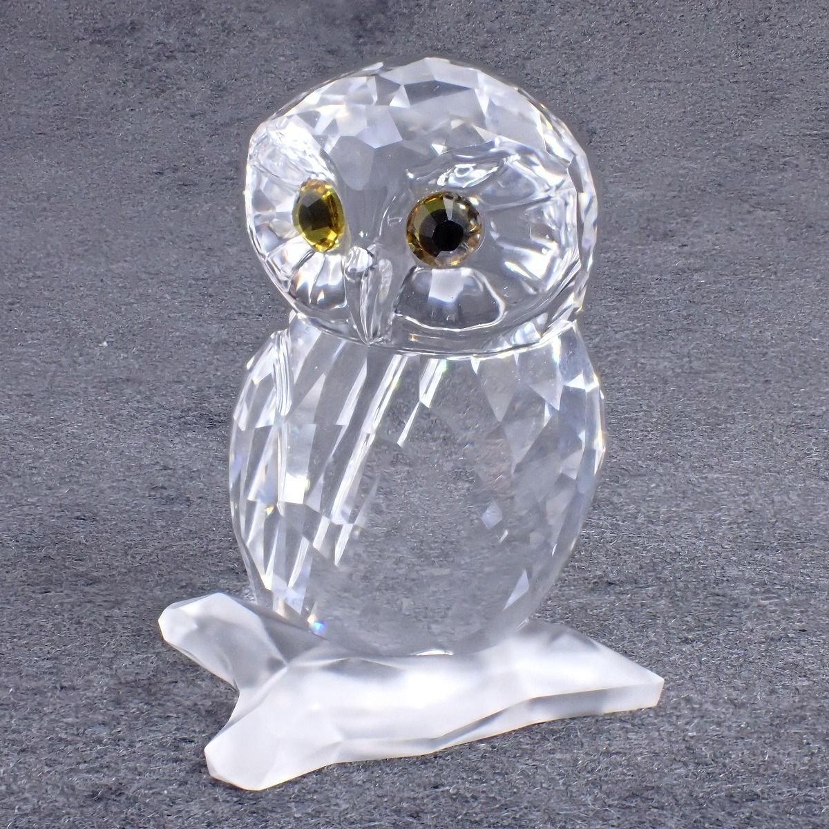 【中古】SWAROVSKI スワロフスキー フィギュリン 置物 ふくろう クリスタル【いおき質店】