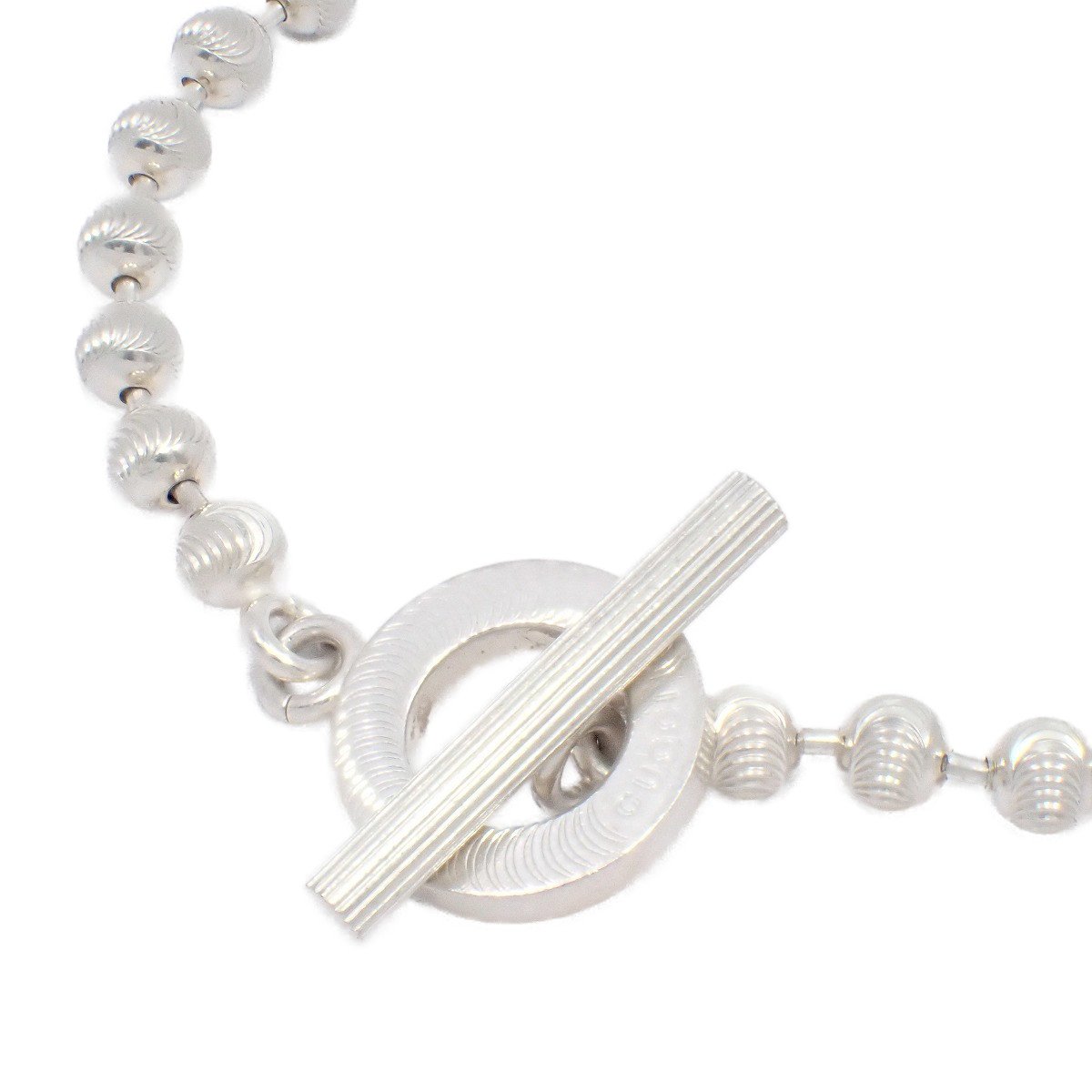 希少 グッチ トルグ チョーカー ボールチェーン キラキラ カット ネックレス ボールチェーンネックレス シンプル ネックレス 6mm ボールチョーカー