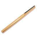 【中古】dunhill ダンヒル ジェムライン 万年筆 14Kペン先 ゴールドプレート バーレイ【いおき質店】