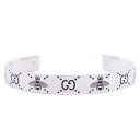 【中古】GUCCI グッチ 蜂 ビー ダブルG カフ バングル シルバー925【いおき質店】
