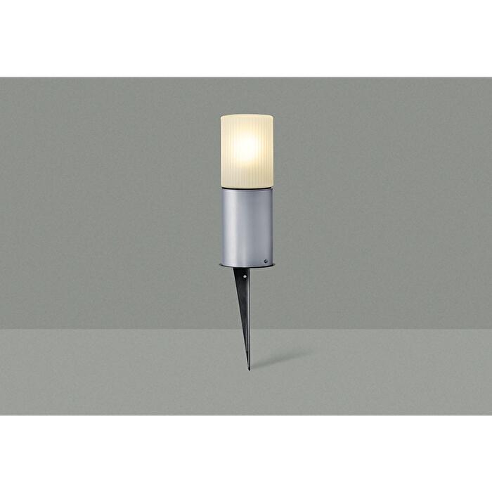 Rakuten - 東芝 LEDガーデンライト スパイク式 防雨形 LED電球一般電球形 ランプ別売(E26口金) ポール径φ100mm シルバー LEDG88903