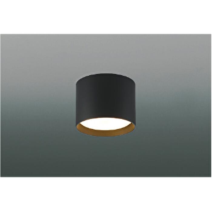 Rakuten - 【即納商品】コイズミ照明 AH54218 小型シーリングライト LED付 電球色 白熱球60W相当 ランプ交換可能型 非調光 ブラック