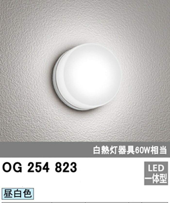 Rakuten - 【即納商品】オーデリック OG254823 ポーチライト 防雨・防湿型 白熱灯60W相当 昼白色 マットシルバ 壁面・天井面・傾斜面取付兼用