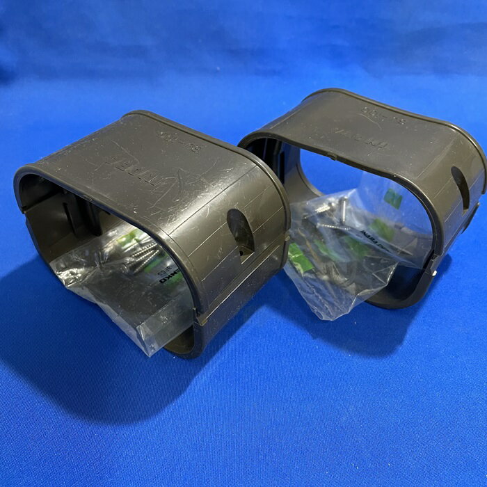 【アウトレット】因幡電工 SJ-100-B (2個入) スリムジョイント 直線継手 スリムダクトSD 100タイプ ブラウン　※傷や汚れあり