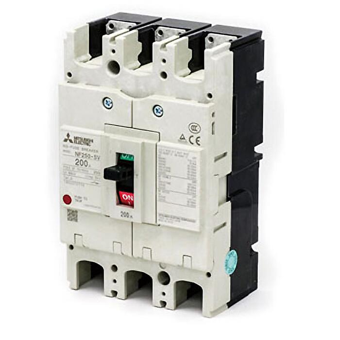 Rakuten - 【アウトレット】三菱電機 ノーヒューズ遮断器 NF250-SV 3P 200A NF-Sシリーズ 汎用品　※傷あり