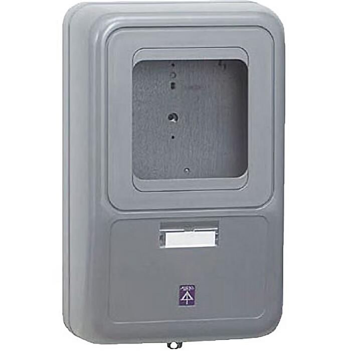Rakuten - 未来工業 WP-2G-Z 電力量計ボックス 化粧ボックス 1個用 グレー