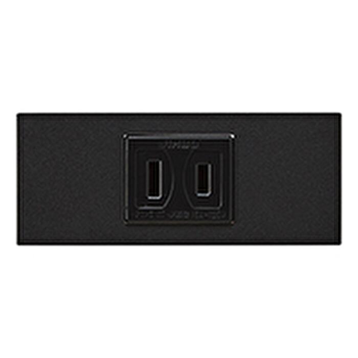 Rakuten - 神保電器 KAG-1502 コンセントセット 1口 NKシリーズ 家具・機器用 ソフトブラック
