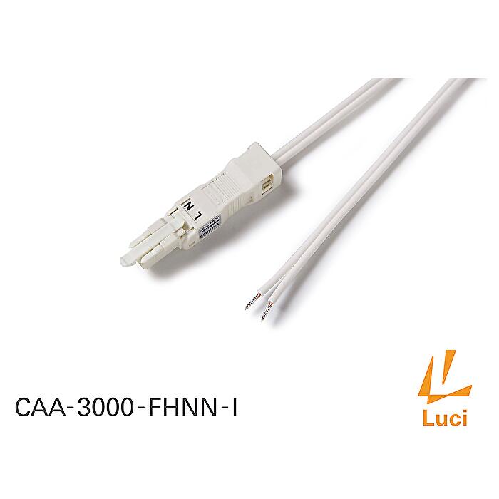 Rakuten - ルーチ Luci CAA-3000-FHNN-I 電源コード PSEコネクタ付 3000mm