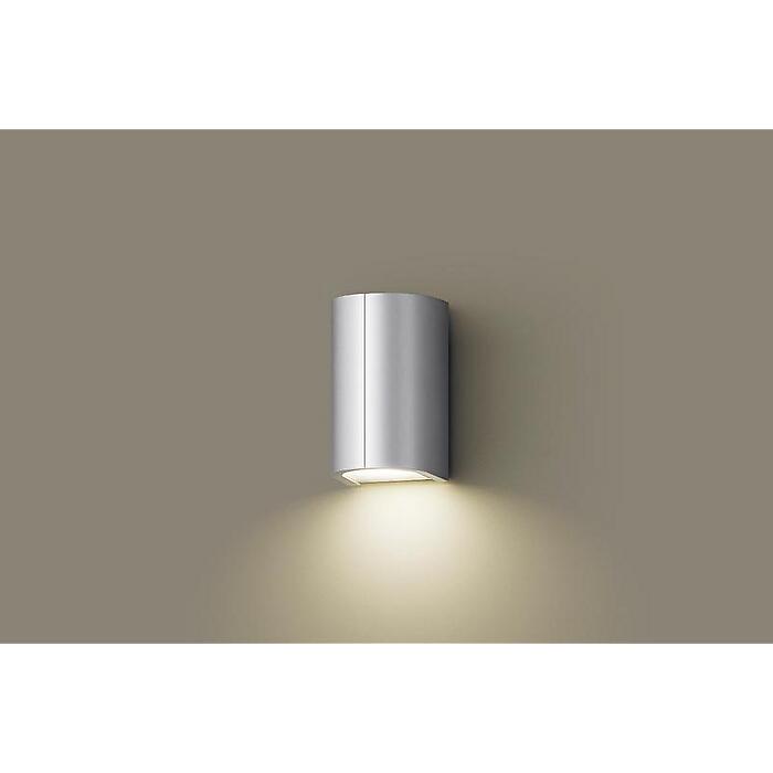 Rakuten - 【1台限定65％OFF!】パナソニック ポーチライト 勝手口灯 壁直付型 LED電球交換型 電球色 40W相当 密閉型 防雨型 非調光 シルバーメタリック LGW85030SF