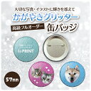 缶バッジ オリジナル グッズ ギフト 57mm 缶バッチ 6個〜10000個 校正あり 送料無料 イベント 推し 推し活 グッズ