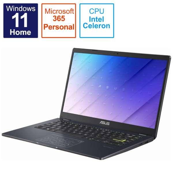 Rakuten - ASUS E410KA E410KA-EK207WS 14インチ Celeron N4500 eMMC128GB メモリ容量4GB Office 搭載 Windows 11 Webカメラ 日本語キーボード スターブラックメタル